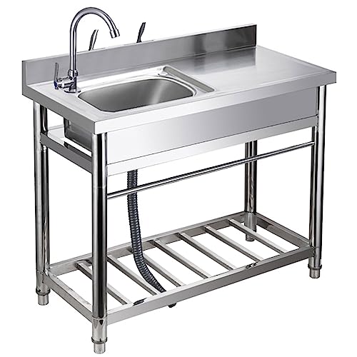 Ensemble de restaurant commercial complet avec évier robuste pour équiper une buanderie moderne
