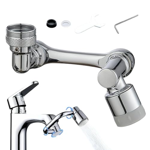 Extensor de grifo giratorio evita salpicaduras con boquilla flexible universal 6