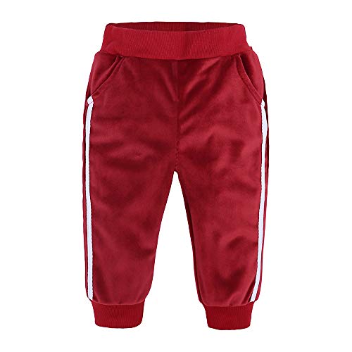 Mygbcpjs Boys Girls 2 Pcs Velour Tracksuit Sweatsuit Toddler Kids Long Sleeve Pullover Hoodie + Elastic Waist Sweatpants Set #TOP3
