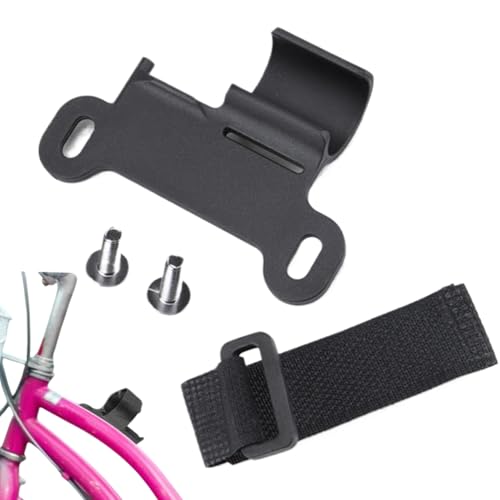 Soporte de bomba de aire en bicicleta, soporte de la bomba de ciclismo, Bomba Soporte de clip fijo con correa, Resistente resistente para un diámetro inflador de aproximadamente 2 cm, accesorios de ci