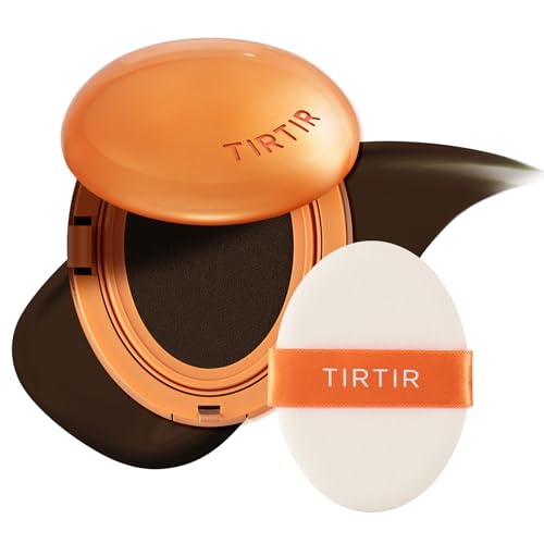 Image of [*Mini Size*] TIRTIR Mask Fit Ai Filter Cushion Foundation | AI-Like Semi-Matte Finish - Up to 72-Hour Medium to Full Coverage Korean BB Cushion Make up Beauty, #55N Espresso, 0.15 Fl Oz