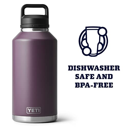Yeti Rambler 64 Oz Bottle, Vacuum Insulated, Stainless Steel With Chug Cap, Nordic Purple #TOP4