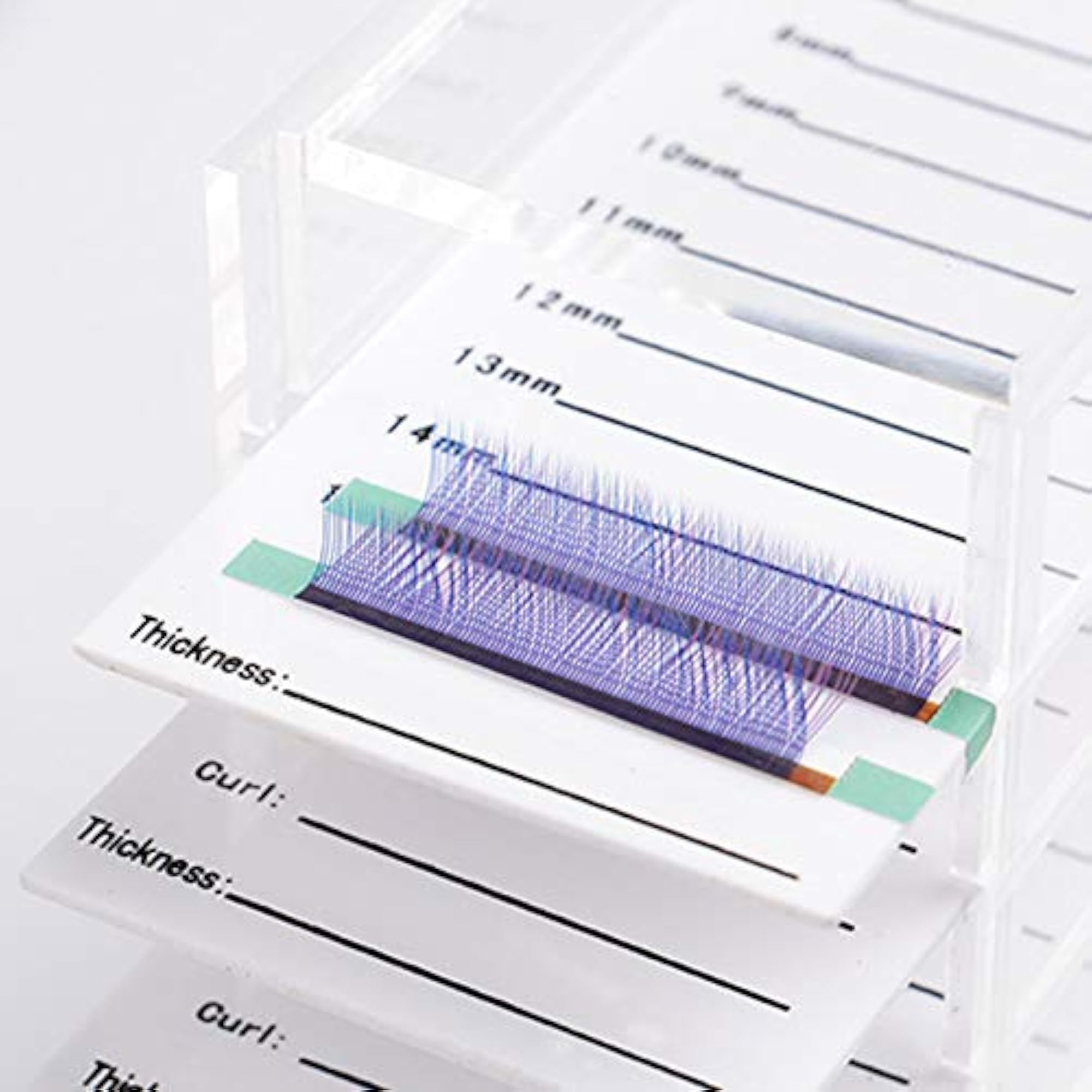 Acrylic 5 Layers Clear Eyelash Storage Box, Makeup Display Container