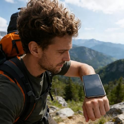 Soporte de pulsera para teléfono móvil ideal para rutas de senderismo y entrenamientos al aire libre 2