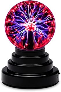 CGBOOM Plasma Ball Magic 3" Touch Sensitive Glass Lightning Sphere Sensitive Globe Light USB Fun Scientific Ball Magic Crystal Light Amazing Lamp Christmas Gift Decorative Gaget
