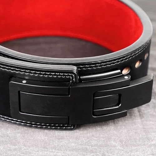 Image of Weight Lifting Lever Belt -Power Lifting Belt for Men & Women for Lower Back Support, Multipurpose Gym Workouts Deadlifts Squats Powerlifting - 4 Inch Wide (M)