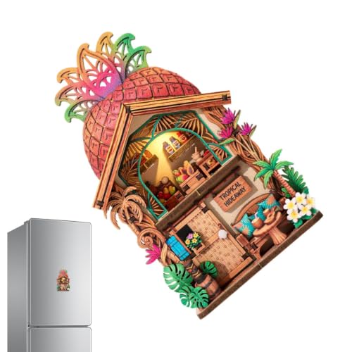 Kit de construcción mini casa artesanal un regalo original de madera para adultos 6