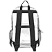 Clear Backpack Heavy Duty Transparent Bookbag for Kids, Boys, Girls, School, Travel, Stadium Approved (Black)