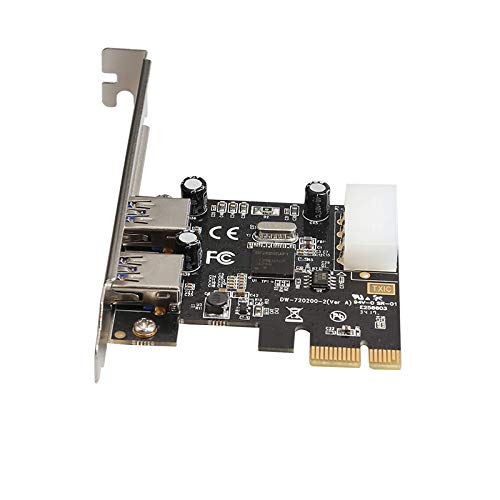 MEO PCI Express Expansion Card I/O Card PCI-E to Dual Port USB 3.0 HUB Converter Adapter High Speed TXB047 (TXB047)