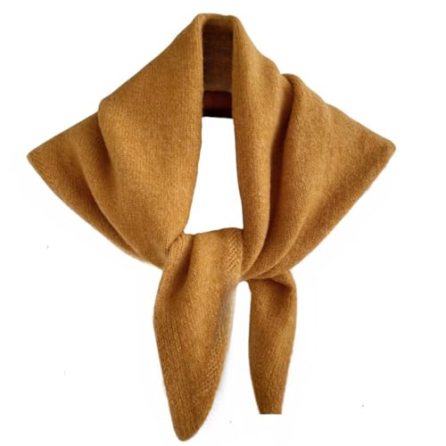 Knit Triangle Scarf for Women Y2k Head Scarf Small Scarf Old Money Aesthetic Accessories Streetwear