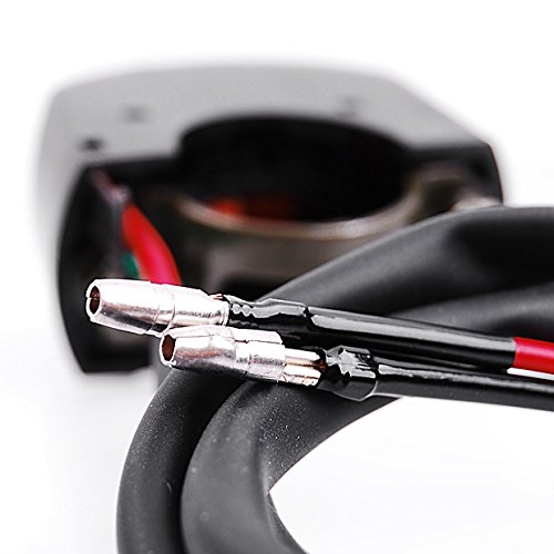 Miniatura 6 de color negro y rojo Kill Interruptor de encendidoapagado para ATV Motocicleta Scooter Dirt Bike w78" 22mm mango bar