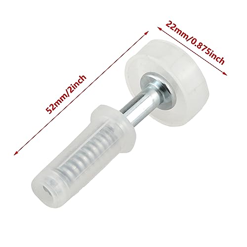 ZZHXSM 8pcs Bi-Fold Door Top Guide Wheel Bifold Door Hardware Bifold Door Repair - Thumbnail 2