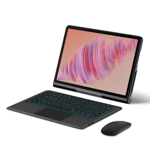 Teclado Lenovo Tab Plus 11.5 con panel táctil y ratón Bluetooth negro 3