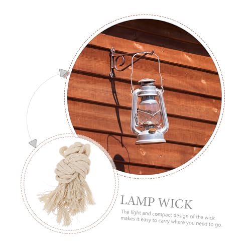 Mechas de cuerda para lámpara y velas DIY miniatura 5