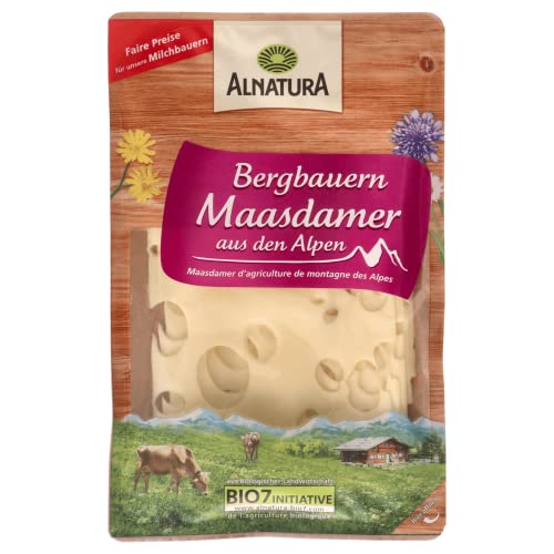 Alnatura Bio Bergbauern Maasdamer in Scheiben 125g