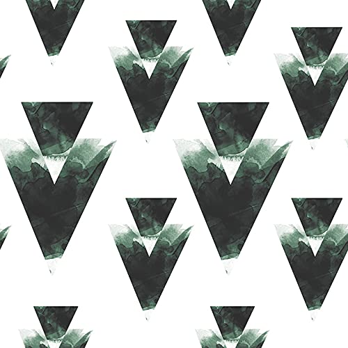 Papier peint mural premium 416x254cm triangles géométriques latex - 3