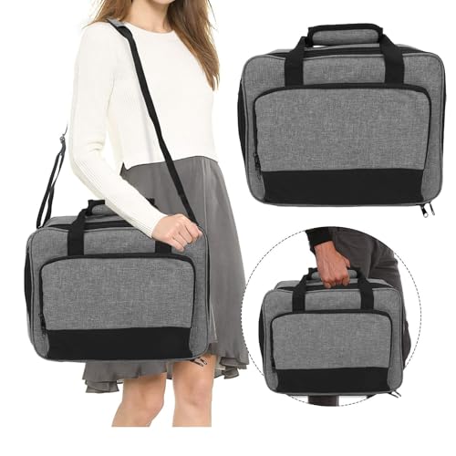 Funda para proyector con compartimentos para accesorios y correa ajustable para hombro miniatura 2