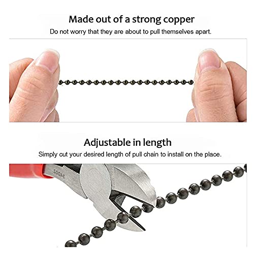 Ceiling Fan Switch Zing Ear Ze-268S6 Pull Chain Switch 3 Speed 4 Wire Pull Chain Switch Control Ceiling Fan Replacement Speed Control Switch, Bronze 1Pcs #TOP6