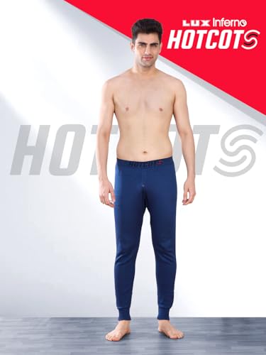 Image of Lux Inferno Hotcots Men's Full-Length Cotton Thermal Trouser - Warm & Comfortable Winter Innerwear
