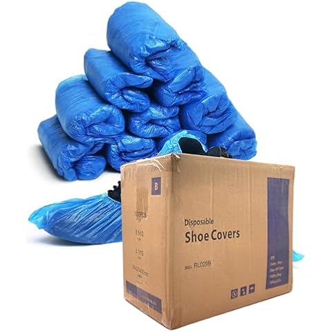 Disposable Boot & Shoe Covers Non Slip Durable for Indoor Large Size Case of 1000 Cover