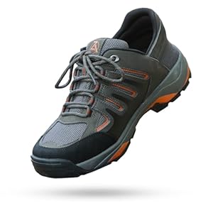 ZEBA Armored Gray Outdoor Shoes for Men