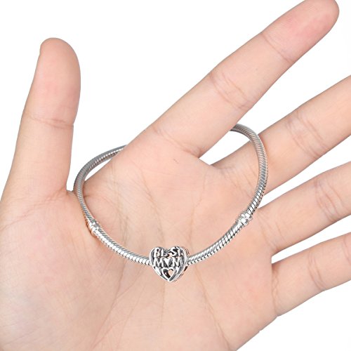 Ningan - Ciondolo a forma di cuore con la scritta