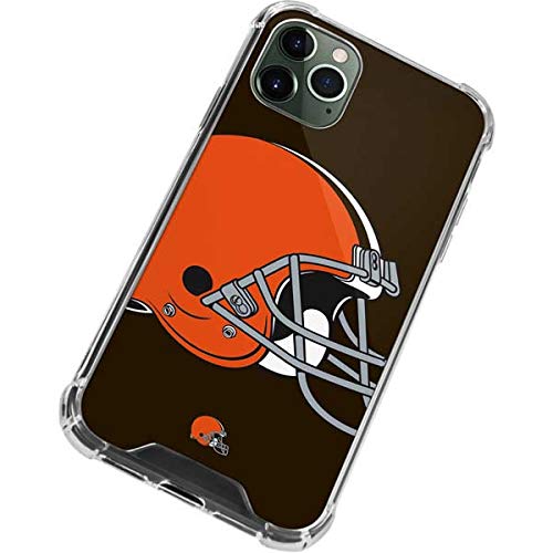 Skinit Clear Phone Case Compatible with iPhone 12 Pro - Officially Licensed NFL Cleveland Browns Large Logo Design