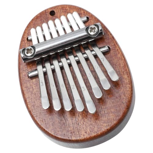 ERINGOGO ミニカリンバ サムピアノ 小型楽器 木製 フィンガーピアノ 初心者向け 練習用 耐久性のある鍵 掌上楽器 音楽