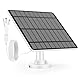 Weinsamkeit 5W Solarpanel für Eufy Kamera, Solarmodul Kompatibel mit Eufy Cam, 2C/2C Pro, 2/2Pro, E20/E40 Kamera, Enthält USB-C, Micro und DC-Schnittstellen, 3M Kabel, IP65 Wasserdichtes