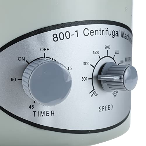 Norjin Electric Lab Laboratory Centrifuge Machine With Speed Control And Timer, Lab Benchtop Centrifuges Ac 110V Capacity 6 X 20Ml Max 4000 Rpm #TOP6