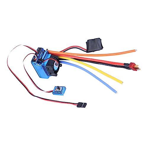 PRETYZOOM 1:10/1:8 Rc Car Brushless Esc Electric Controller 120a Built-in Capacitor High Frequency Low Voltage Cut-Off