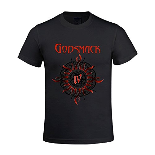 T-shirt Godsmack IV vintage homme col rond XXXL vêtement rock