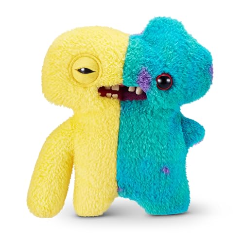 Fuggler Misfit Monsters 9-inch by ZURU, Funny Ugly Monster Plush Toy, Soft Doll Plushies for Kids and Adults (Squidge & Gaptooth Mcgoo)