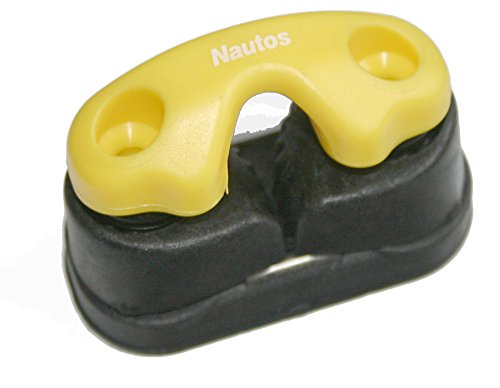 Nautos 91025 TY-Composite, 2 Row Ball Bearing cam Cleat with Yellow fairled
