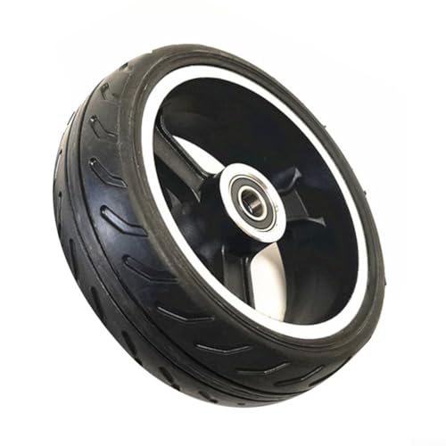 5 inch 5 * 1.6 Solid Wheel 5.5x2 Solid full wheel for Electric scooter 5x2 Rubber Tire Replacement (10mm)