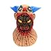 Scary Halloween Costume Party Animal Head Mask Zombie Horror face mask Evil Killer Costume for Adults (Blood face)