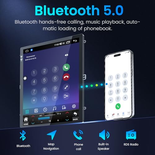 Image of [8Core 4G+64G] Car Radio Stereo for Cadillac ATS XTS SRX CTS 2013-2018: 9.7 inch HD Touch Screen with Wireless Carplay Android Auto Bluetooth GPS 5G WiFi SWC FM AM RDS DSP Backup Camera