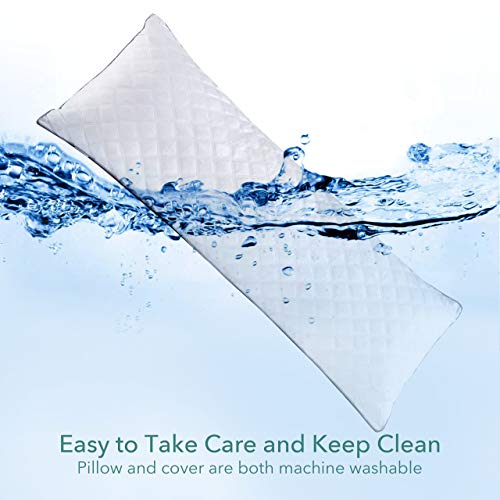 image for Oubonun Premium Adjustable Loft Quilted Body Pillows - Firm and Fluffy