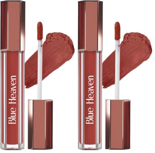 Image of Blue Heaven Roseate Lip Cream | Light Weight Mousse Texture | Hydrating & Plumping Liquid Lipstick for women | Enriched with Peptides, Hyaluronic Acid & Cocoa Butter | Cinnamon Tape | 3.5ml