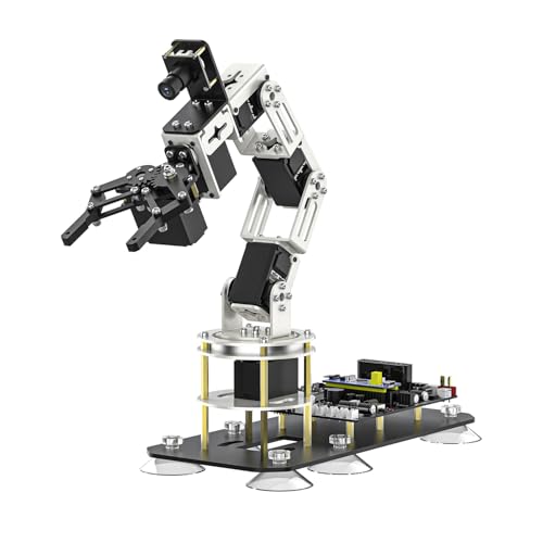Yahboom ROS2 6DOF Robotic Arm Embodied Intelligence, 3D Spatial Recognition, Virtual Machine PC Control, AI Large Model Voice Module (Standard Kit)