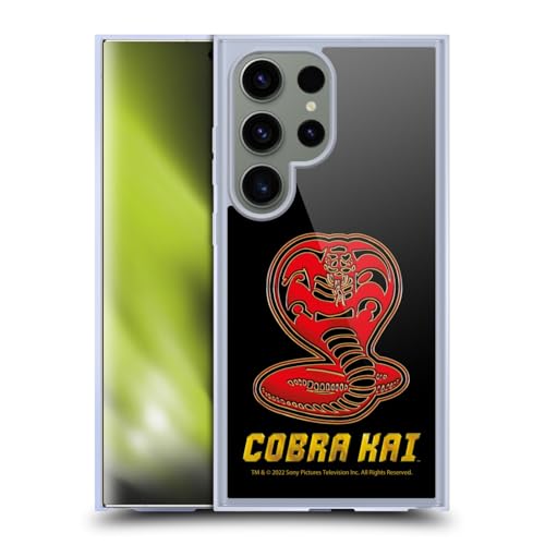 Coque Samsung S24 Ultra Cobra Kai Logo Doré Key Art De La Saison 5 Coque en Gel compatible MagSafe