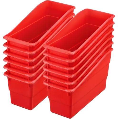 Image of Really Good Stuff Durable Book & Binder Holders, 12-Pack, Red