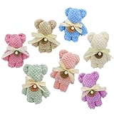 TUYOBI ハンカチ プチギフト 退職 お礼 10個セット ハンドタオル ベアー ラッピング済 プレゼント 異動 お配り ミニタオル 粗品 景品 お返し 感謝 結婚式 退院 おまかせ ギフト クリスマス お世話になりました