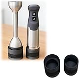 Supporto di montaggio per frullatore ad immersione Vitamix a 5 velocità, supporto compatto per riporre e asciugare con vaschetta antigoccia, alternativa salvaspazio alla stazione di immersione