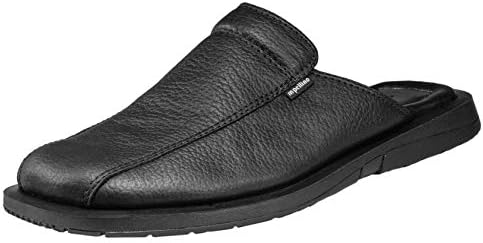 Handmade Genuine Leather Closed Toe Dress Leather Sandals for Men Slip On