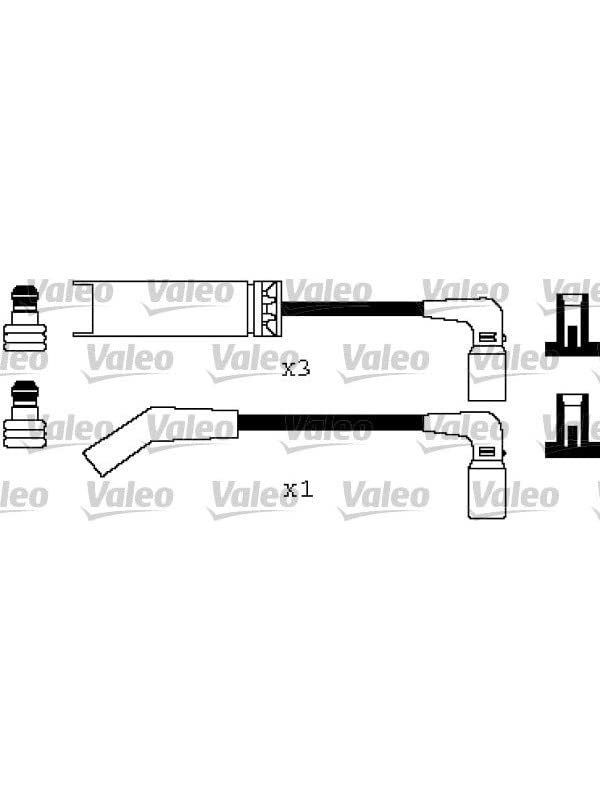 Valeo 346355 Set cavi di accensione
