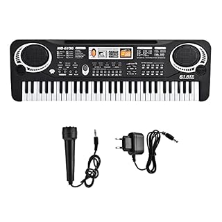 Clavier Piano 61-clés Électriques Clavier Numérique Clavier Piano Instruments De Musique Clavier Électronique avec… - Les Beatles, Paul McCartney, John Lennon, RIngo Starr, George Harrison