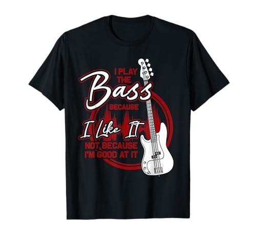 L'Instrument De Musique Cadeau Pour Le Fan De Basse Guitare T-Shirt