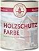 Produktbild Bamberger Farbwerke Matt Holzschutzfarbe Wetterschutzfarbe Holzfarbe für Außen (2,5L, Taubenblau)