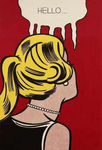 Affiche de Roy Lichtenstein pour rompre la monotonie de vos murs